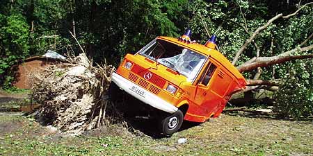 Symbolbild 2002: Sturmtief 