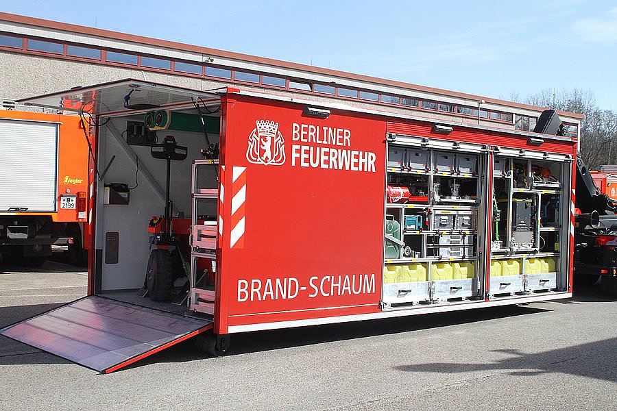 AB-Brand Schaum, geöffnet, Foto: Machmüller