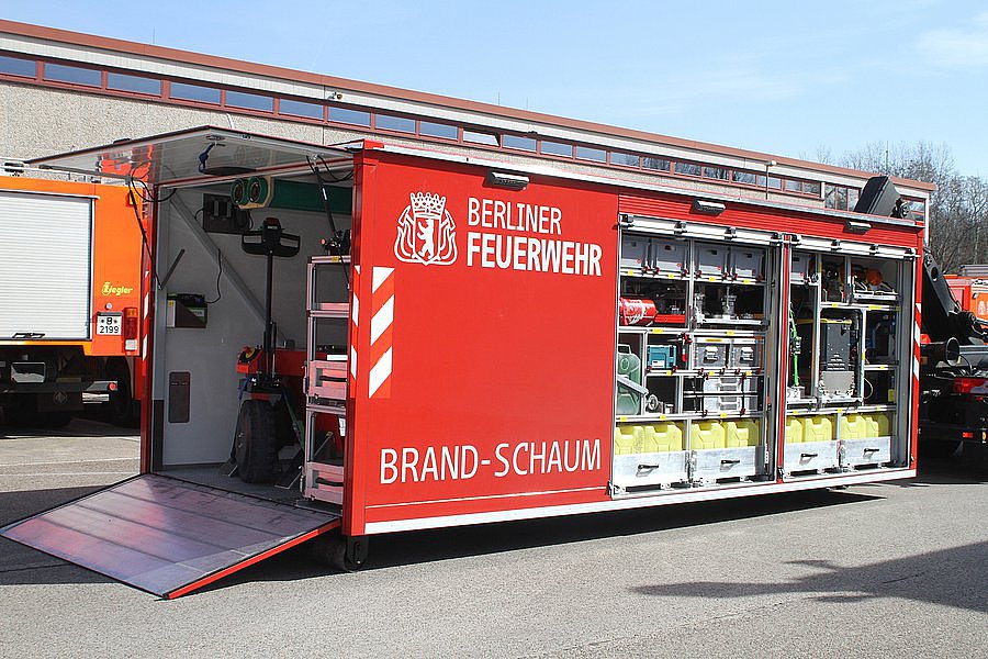 AB-Brand Schaum, geöffnet, Foto: Machmüller