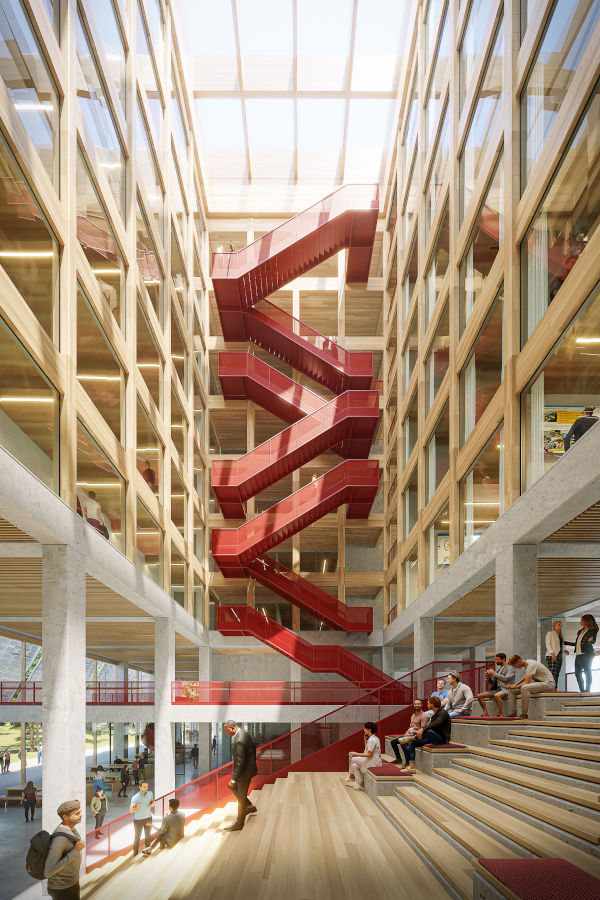 Innenhof mit Treppen