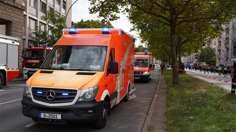 Einsatz auf der Strecke