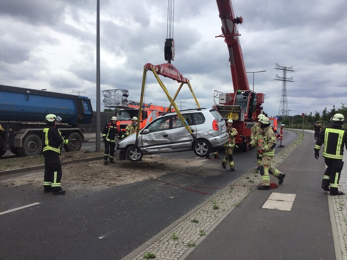 Fw-Kran im Einsatz