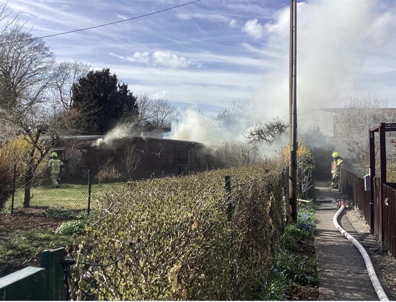 Wasserversorgung über lange Wegstrecke in Britz