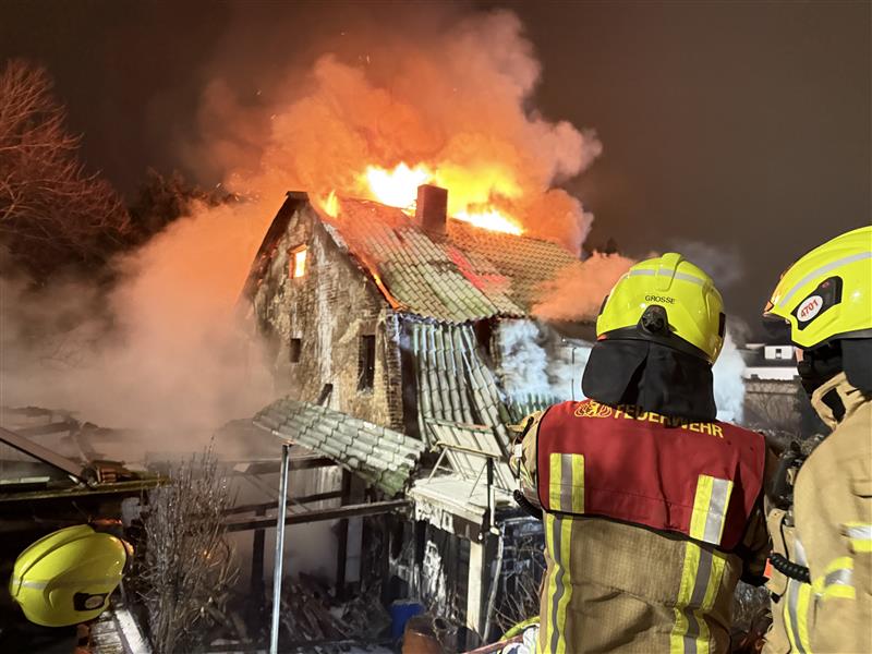 Außenbrandbekämpfung vom Nachbargrundstück