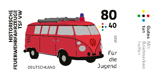 Motiv Tragkraftspritzenfahrzeug auf Volkswagen Typ 2 T1 (Wert: 80+40)