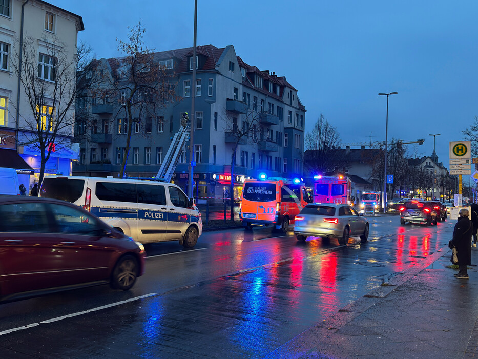 Brandbekämpfung in Reinickendorf