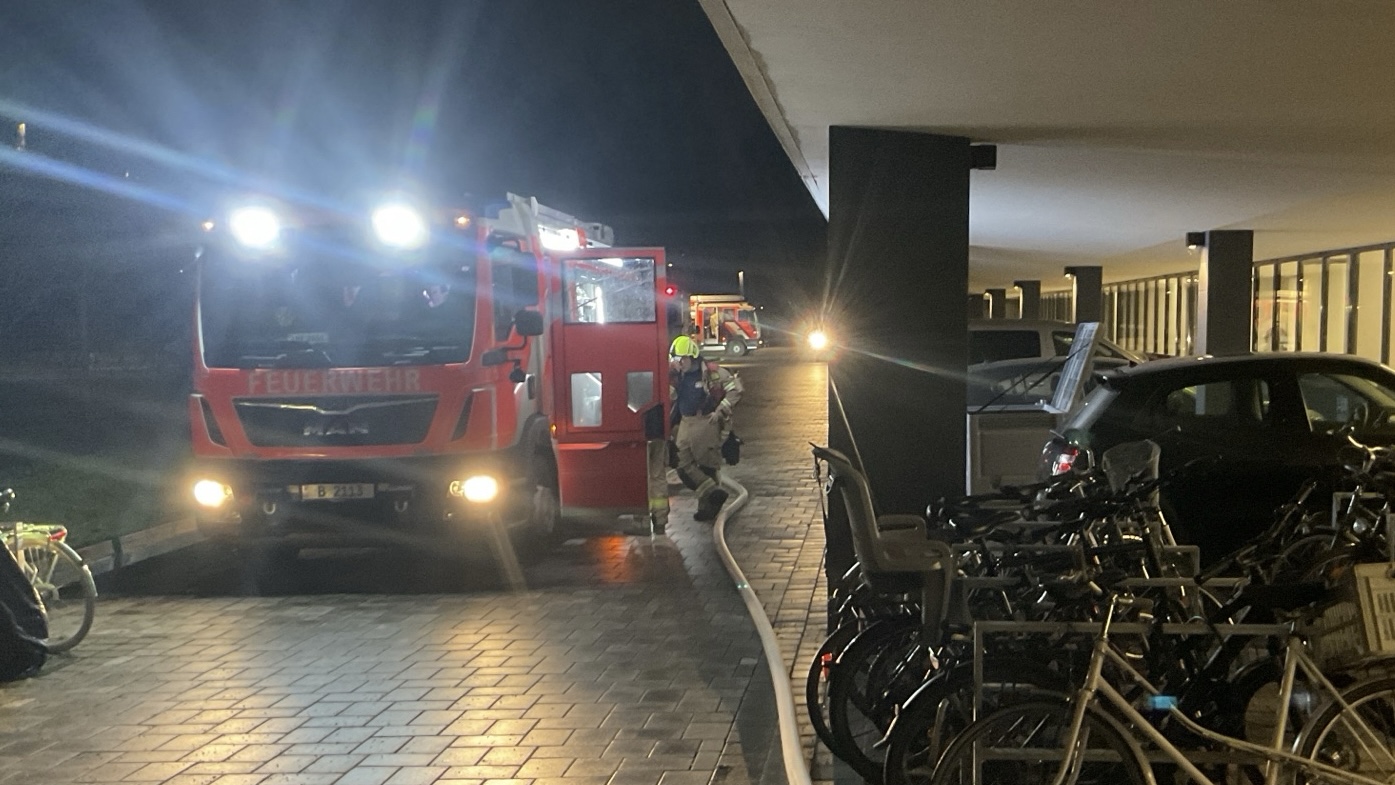 Brand in einer Wohnung in Pankow